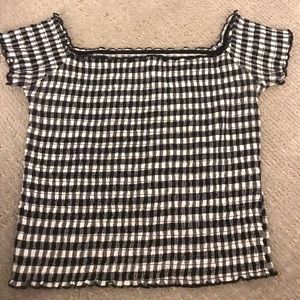 Hollister off the shoulder rifle top